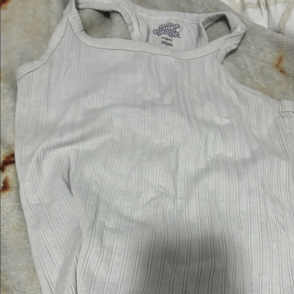 White tank tops